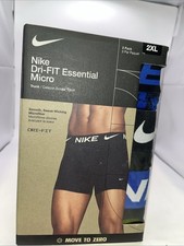 Nike Dri-Fit Essential Micro Trunk Underwear 3-Pack Size 2XL