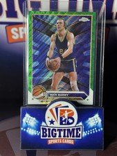 Rick Barry 2023-24 Topps Chrome Basketball Green Wave Refractor /65🔥