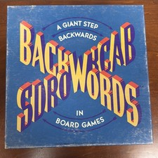 BACKWORDS Board Game: A Giant Step Backwards Random House 1988