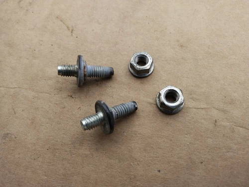 05 06 07 08 Acura RL Power Door Mirror Mounting Screw In Stud 2 STUDS / NUTS OEM