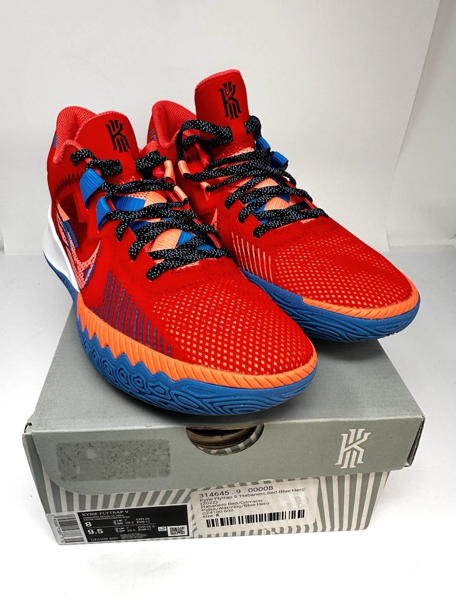 Nike Kyrie Flytrap 5 Habanero Red Blue Hero for Sale