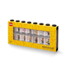 LEGO Minifigure Large Display Case Storage - Black