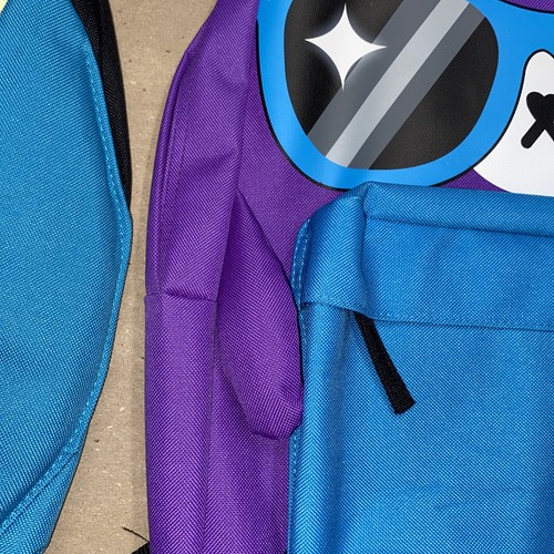 New Nerd Nerdy Panda Bear Girl's Kid's Backpack Polyester LoungeFly Waterproof - Picture 3 of 4