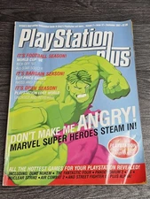 Issue 12 Volume 02 Playstation Plus Magazine 1997 Marvel Super Heroes