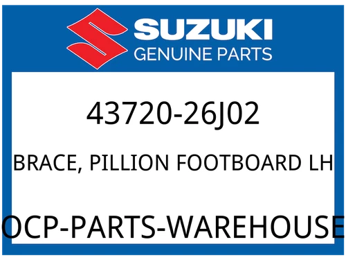BRACE, PILLION FOOTBOARD LH