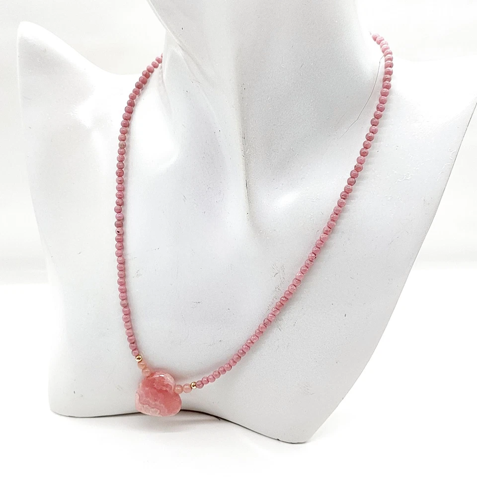 SIN ARANCEL Joyería Collar Oro Amarillo Rosa Claro 4111171 - Imagen 3 de 4