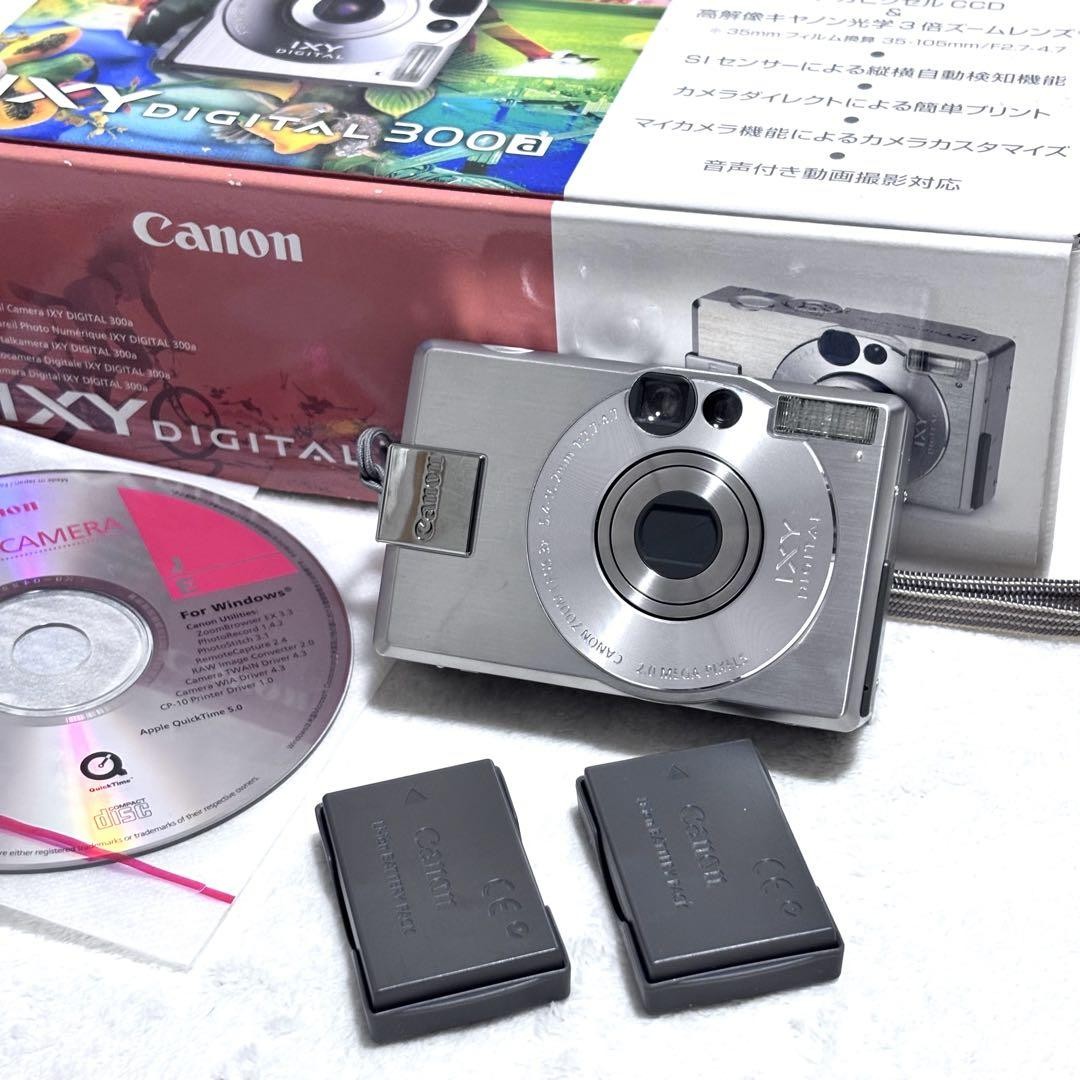 『Canon IXY Digital 300a』 Canon IXY Digital 300A Compact Camera with 2 Batteries, No