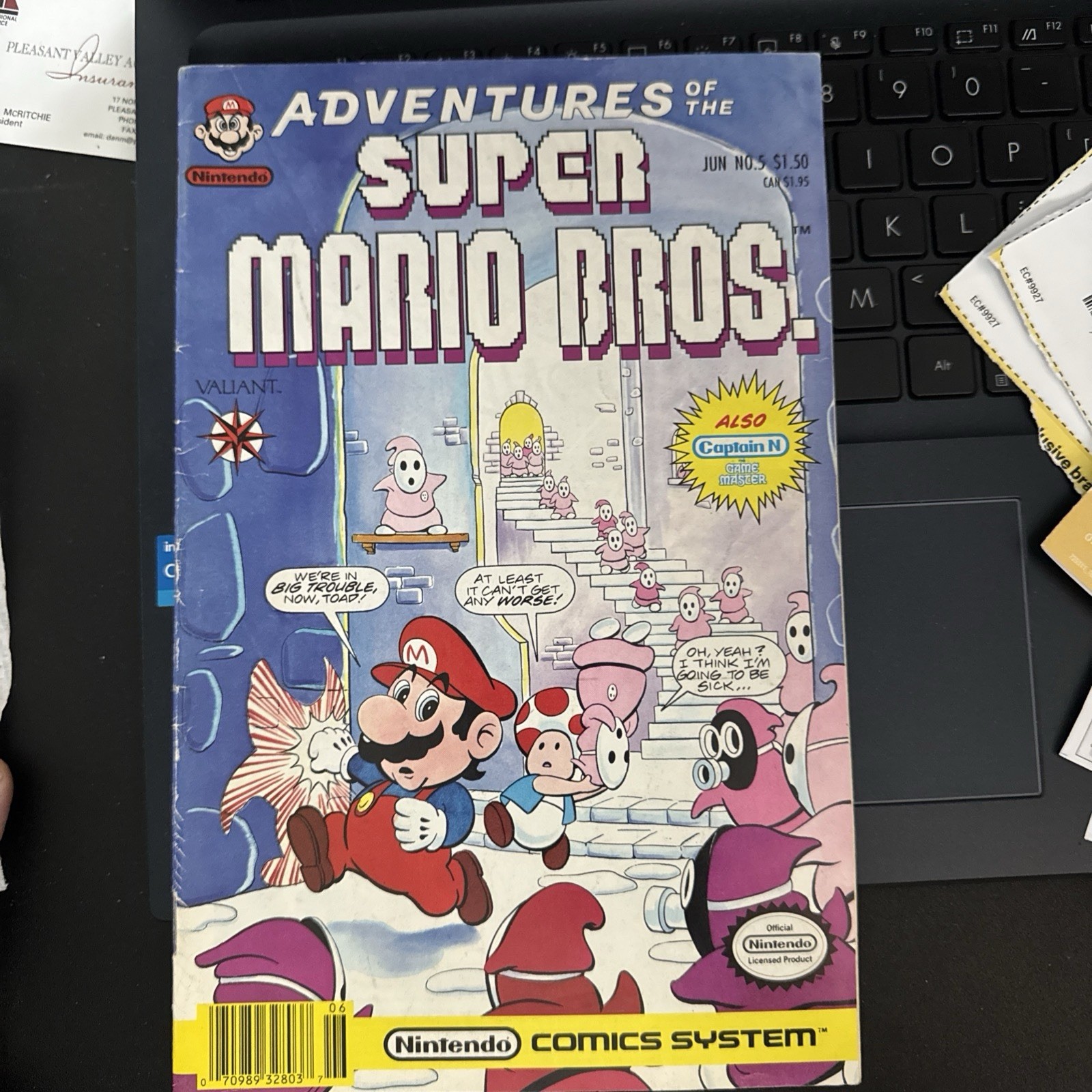 Adventures of the Super Mario Bros. #5 (Valiant Comics June 1991)