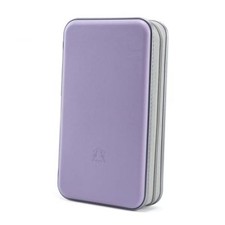 CD Case Hard Plastic Organizer Wallet for Car  CD DVD 96 Capacity Lavender