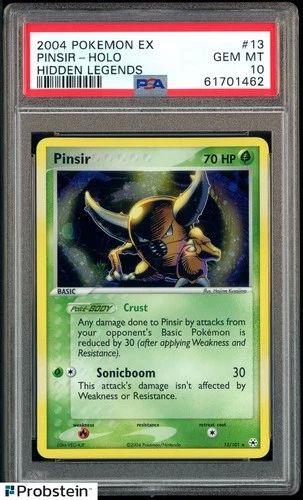 2004 Pokemon Ex Hidden Legends #13 Pinsir Holo PSA 10 GEM MINT