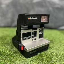 Vintage Polaroid Sun 600 LMS Land Camera Instant Film Camera with Strap Tested