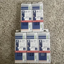 5 Boxes STAEDTLER 26-Pcs Norica Pencil Set 24 #2 Pencils 120 Pencils 10 Erasers