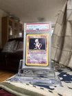 Pokemon Mewtwo Base Set Holo Card 10/102 Unlimited Rare, 1999 PSA 9
