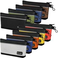 Tool Pouches with Zipper, 1680D Oxford Small Tool Bags, Waterproof Utility Ba...