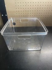 Clear plastic multi-use storage organizer bin B1 - MP