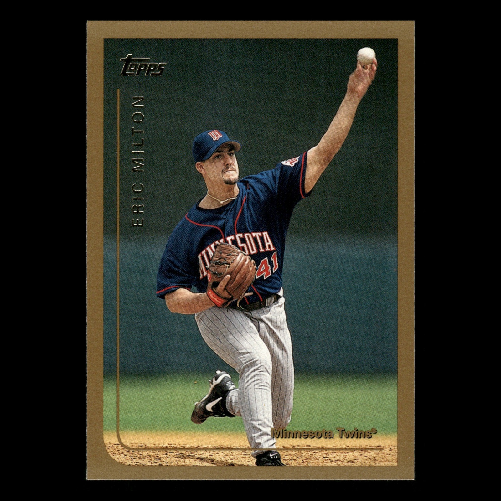 Eric Milton #156 1999 Topps Minnesota Twins Baseball Card MLB