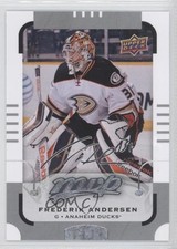 2015-16 Upper Deck MVP Silver Script Frederik Andersen #16 0q1