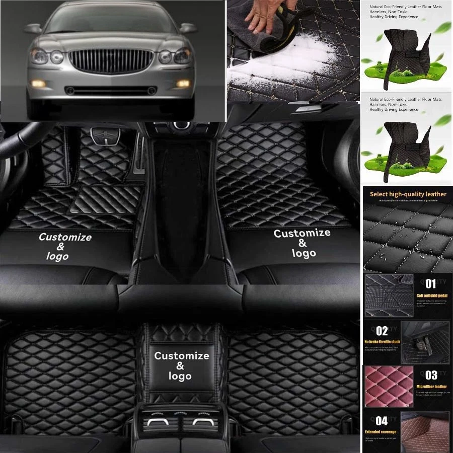 For Buick Park Avenue Floor Mats All Weather Protection Floor Liners   - Image 2 of 4