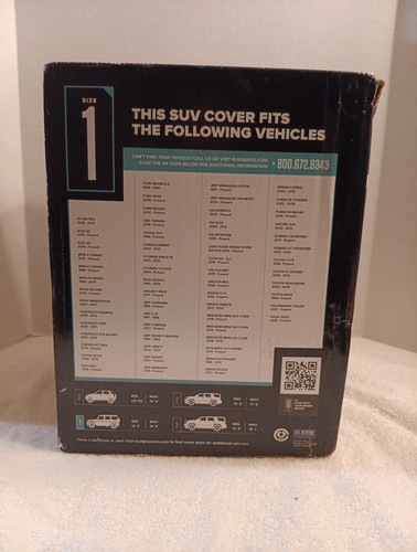 Budge Industries UD-1 Ultra SUV Cover size 1 For Mid Size Vehicle Brand new grey - Picture 3 of 6