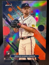 2025 Topps Finest Spencer Schwellenbach RC Atlanta Braves #43 Rookie Card