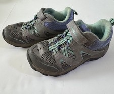 Merrell Trail Chaser Little Kid 13.5 Sneaker Gray Blue Hook  Loop Lace Up Shoes