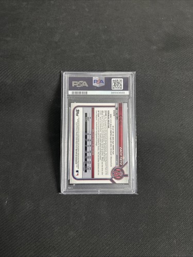 ZACH NETO 2022 BOWMAN DRAFT CROMO 1° RIFRATTORE #BDC18 LA ANGELS PSA 10 GEM MT - Foto 4 di 4