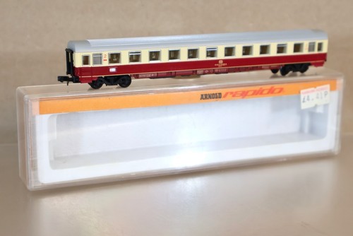 ARNOLD RAPIDO 3216 SPUR N DB TEE ROT CREME 2. KLASSE SCHNELLZUGWAGEN 521-0 OM | Zustand: New