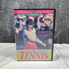 Jennifer Capriati Tennis (Sega Genesis, 1992) Cartridge
