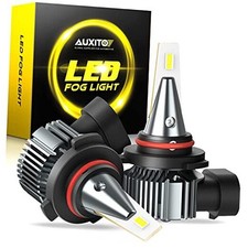 H10 LED Fog Light Bulbs, 6000LM 400 Brightness, 1:1 Mini Size, 9145 LED Fog