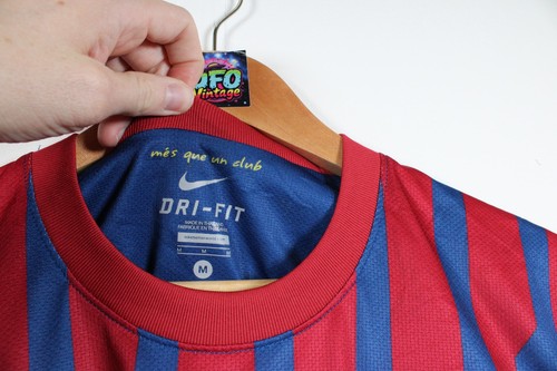 Camiseta de fútbol Barcelona 2011/12 local para hombre roja mediana - Imagen 5 de 10