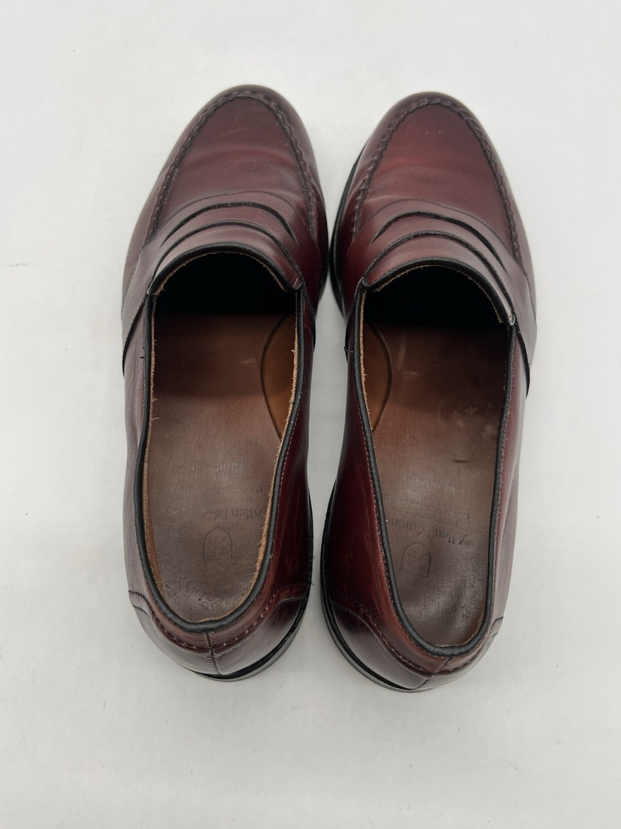 Allen Edmonds Randolph Men\'s Size 14 D Burgundy Penny Loafers Shoes #4839 Allen Edmonds Randolph 4839 Men 12D Burgundy Leather Penny  main image 3