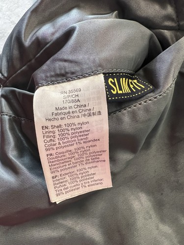 Alpha Industries MA 1 Pilot Flight Bomber Jacket Reversible Zip Gray Men’s Small - Picture 6 of 14