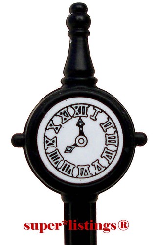 Dept. 56 Town Clock Black Cast-Iron Retired Heritage 51101 New - Picture 2 of 5