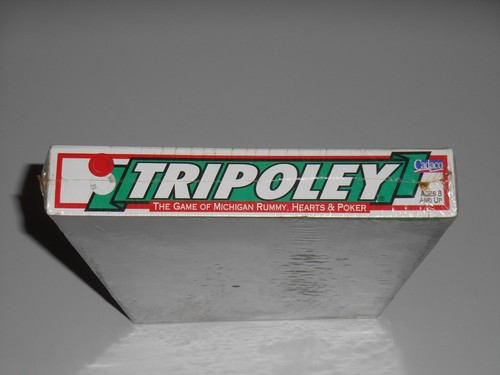 De colección 1997 nuevo sellado Cadaco Tripoley edición original juego de cartas Rummy Poker - Imagen 9 de 9