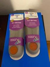 NEW WOMEN'S LOT OF 2 SIZE 5-11 SOF COMFORT TRI-STRIDE INSOLES-TRIM TO FIT