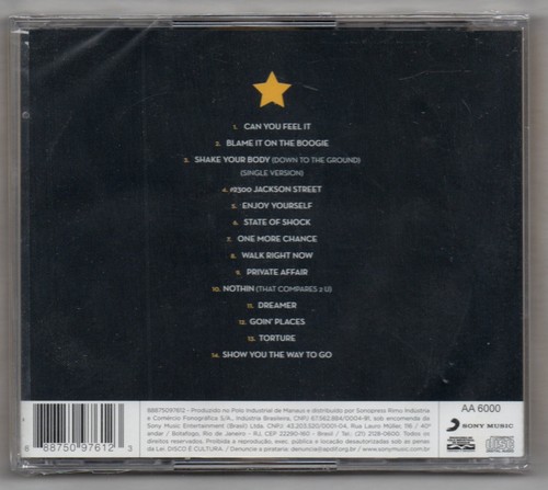 The Jacksons CD Mega Hits Brand New Sealed First Presing Mede In Brazil - Picture 2 of 2