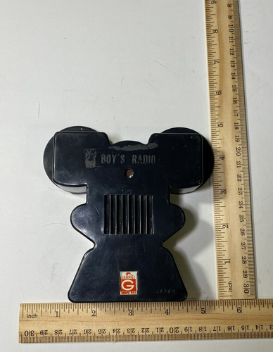 RAR Disney Antik Mickey Mouse 2 Transistor AM Radio Modell O15 Gabriel Japan - Bild 3 von 15