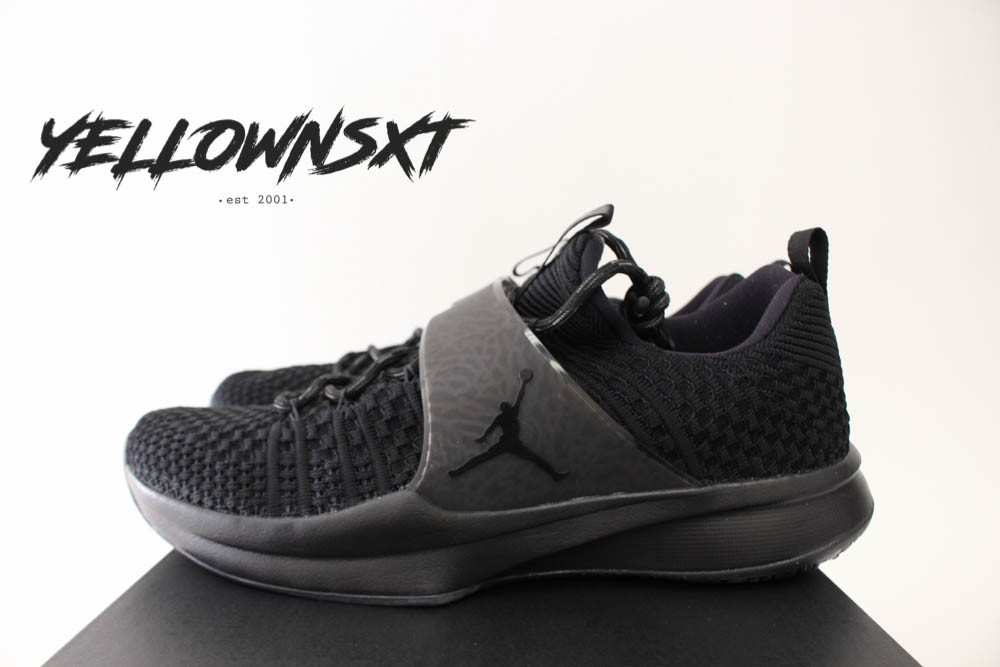 NIKE AIR JORDAN TRAINER 2 FLYKNIT SZ 14 TRIPLE BLACK 921210 013 NIKE AIR JORDAN TRAINER 2 FLYKNIT SZ 14 TRIPLE BLACK 921210 013