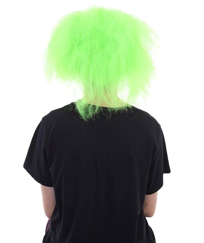 Scary Clown Wig,Light Green Cosplay Halloween Wig, HM-040A - Picture 3 of 7