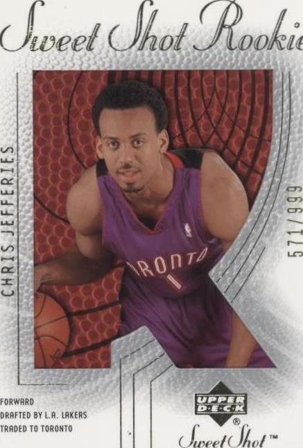 2002-03 Upper Deck Sweet Shot - Chris Jefferies #107 - 1 of 2