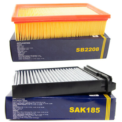 Filter Set Inspektion SCT Luftfilter + Innenraumfilter für Nissan Note Renault  