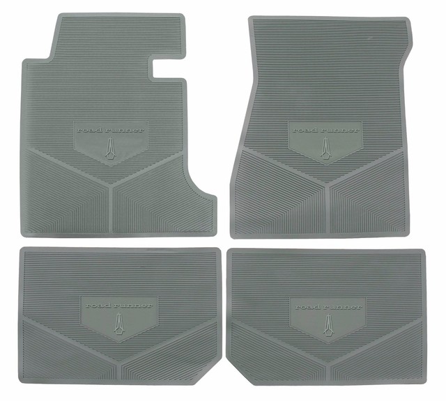 19681970 Plymouth Road Runner Vinyl Floor Mats Set of 4NEW eBay