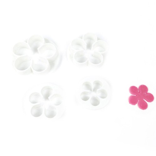 4pcs Rose Flower Fondant Cake Cutter Mold Sugarcraft Baking Decorating Tool..X-v - Picture 9 of 12