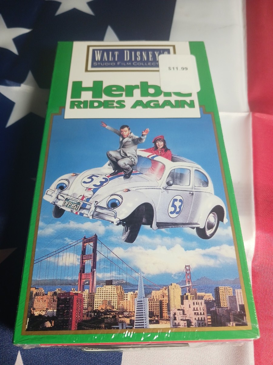Herbie Rides Again VHS 1970 NEW SEALED Walt Disney Studio