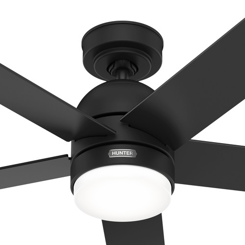LED Lighting Ceiling Fan with Remote Control Giannis Black 3 Levels - Picture 3 of 9