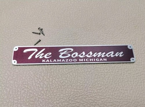 Fender Style Custom Aluminium Logo Amplifier Badge Decal Tweed Bassman Pro Super