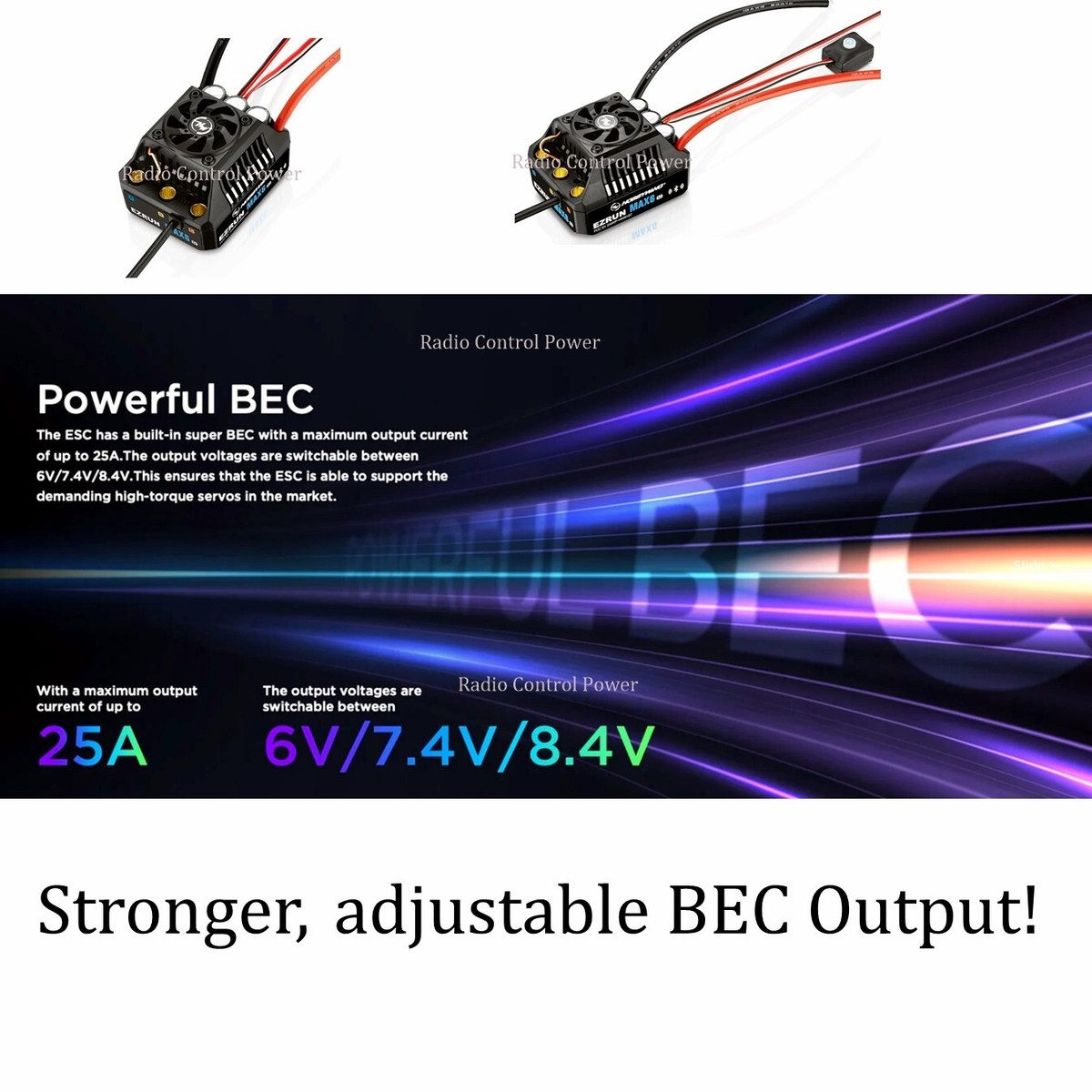 RCP-RTR Hobbywing EZRUN Max 6 G2 ESC EC5/IC5 Series & 5690