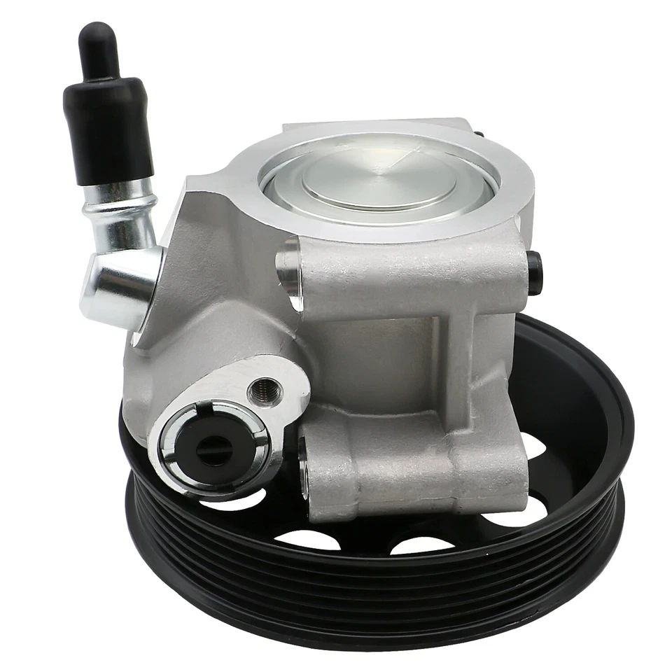Power Steering Pump w/ Pulley for 11-16 Ford F-450 F-550 Super Duty V10 6.8L - Image 2 of 4