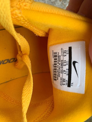 NIKE ZOOM SHIFT Bright Canary Yellow Basketball Hi Tops NEW Shoes Sz 12.5 👣b14 - Picture 8 of 12