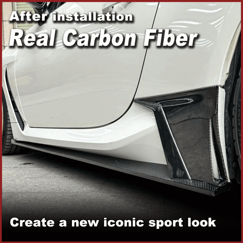 Paar Carbon Schweller Seitenschweller Passt für TOYOTA GR86 Subaru BRZ 2022-2024 - Picture 3 of 12